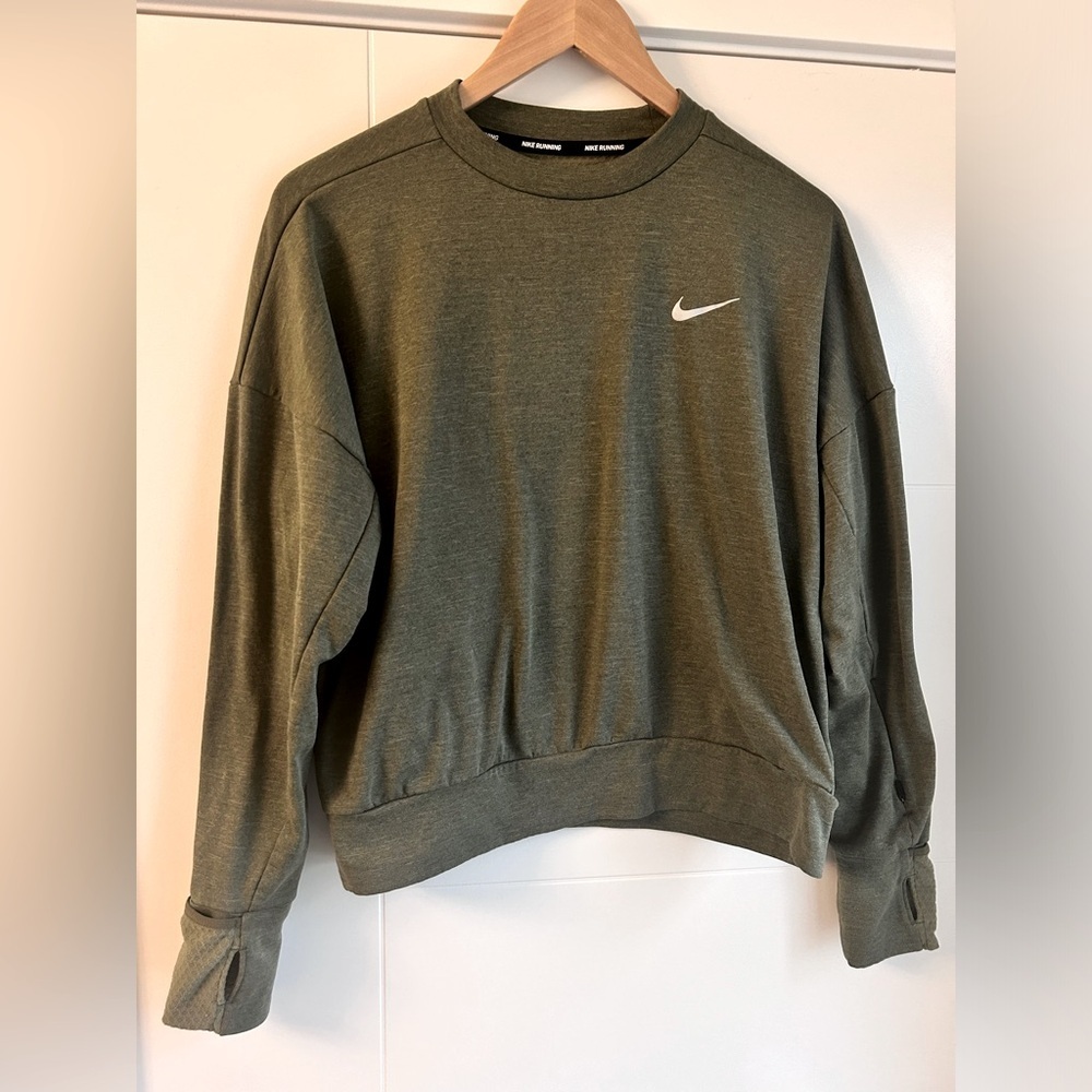 Nike cropped Running sweater